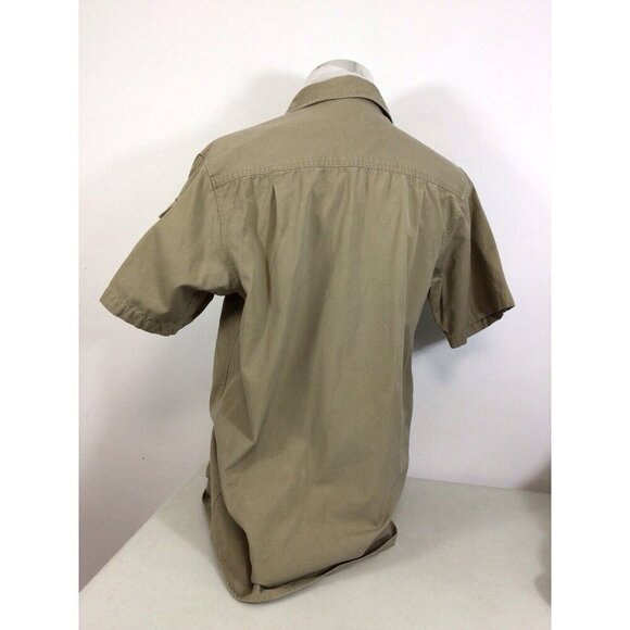 David Brandon Vintage Safari Shirt Mens Large - Picture 5 of 7